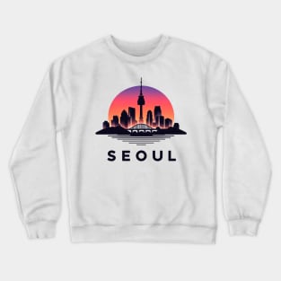 Seoul Sunset Silhouette Crewneck Sweatshirt